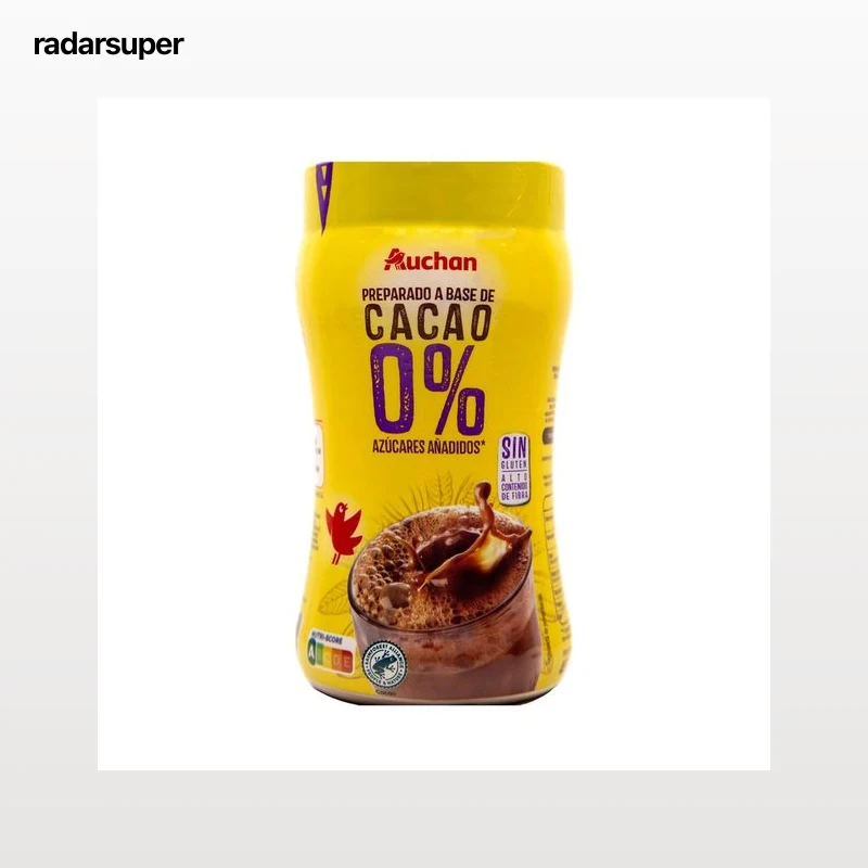 PRODUCTO ALCAMPO Cacao soluble, 0 % sin azúcares añadidos PRODUCTO ALCAMPO 400 g.