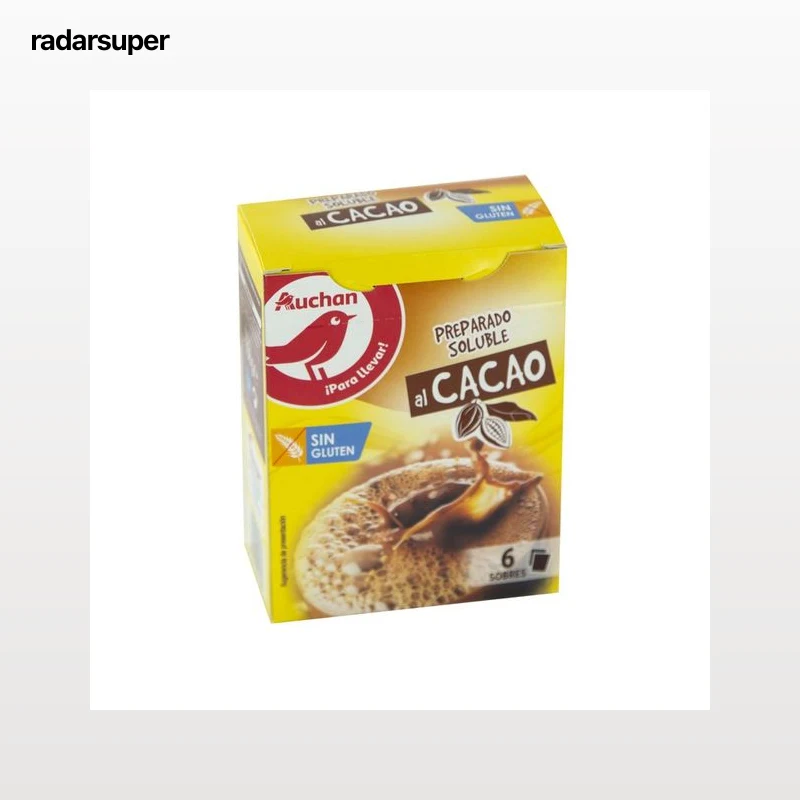 PRODUCTO ALCAMPO Cacao soluble en sobres PRODUCTO ALCAMPO 6 uds. 108 g.