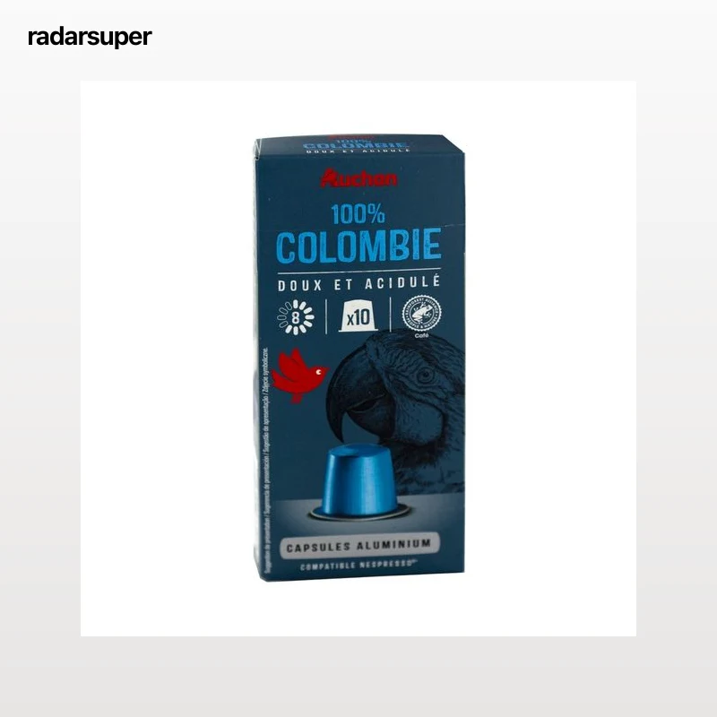 PRODUCTO ALCAMPO Café en cápsulas Colombia I8,  10 uds.