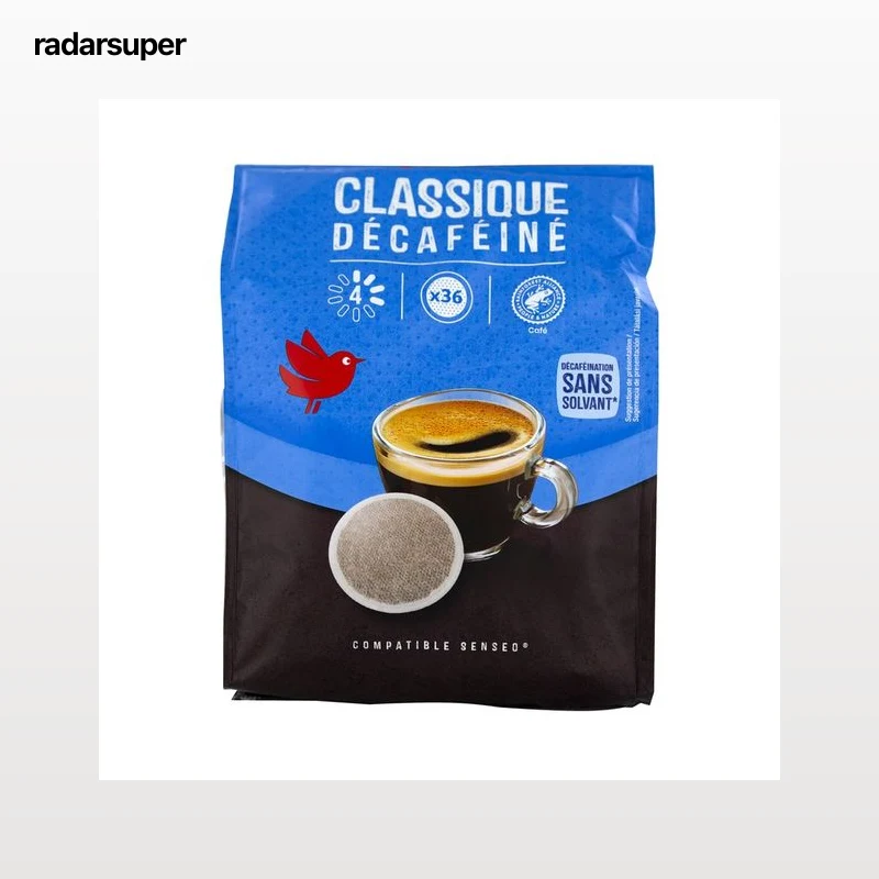 PRODUCTO ALCAMPO Café en capsulas descafeinado I5, 36 uds.