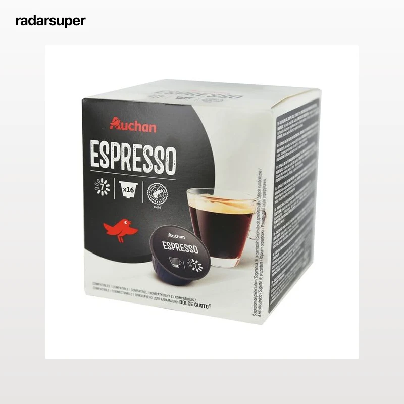 PRODUCTO ALCAMPO Café en cápsulas Espresso I7, 16 uds.