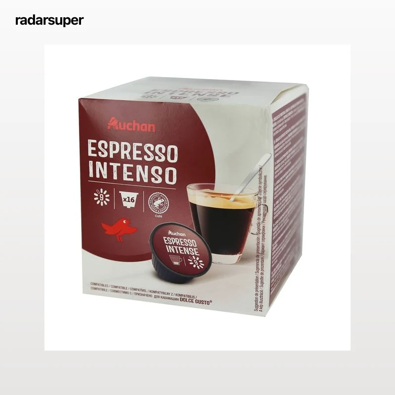 PRODUCTO ALCAMPO Café en cápsulas Espresso intenso I9, 16 uds.
