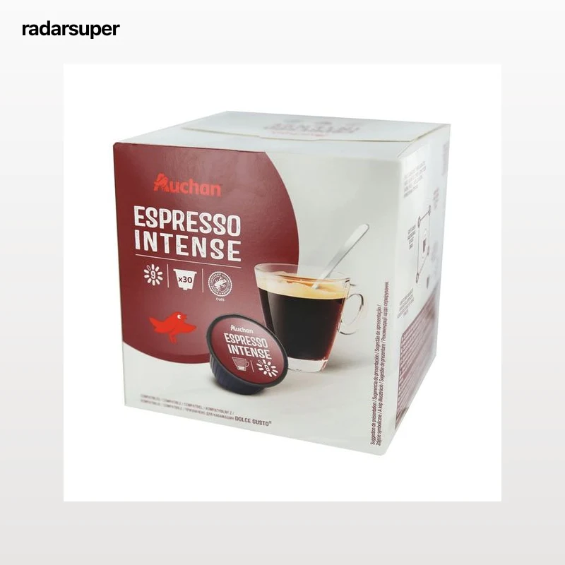 PRODUCTO ALCAMPO Café en cápsulas Espresso Intenso I9, 30 uds.