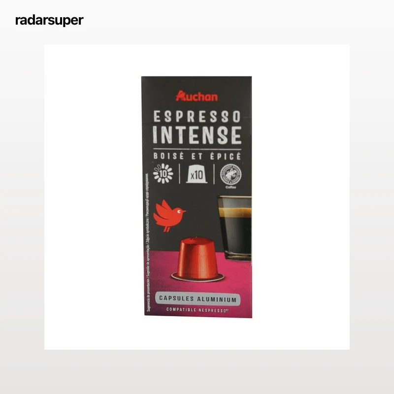 PRODUCTO ALCAMPO Café en cápsulas Expresso Intenso I10, 10 uds.