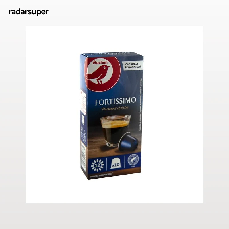 PRODUCTO ALCAMPO Café en cápsulas Fortissimo I12, 10 uds.