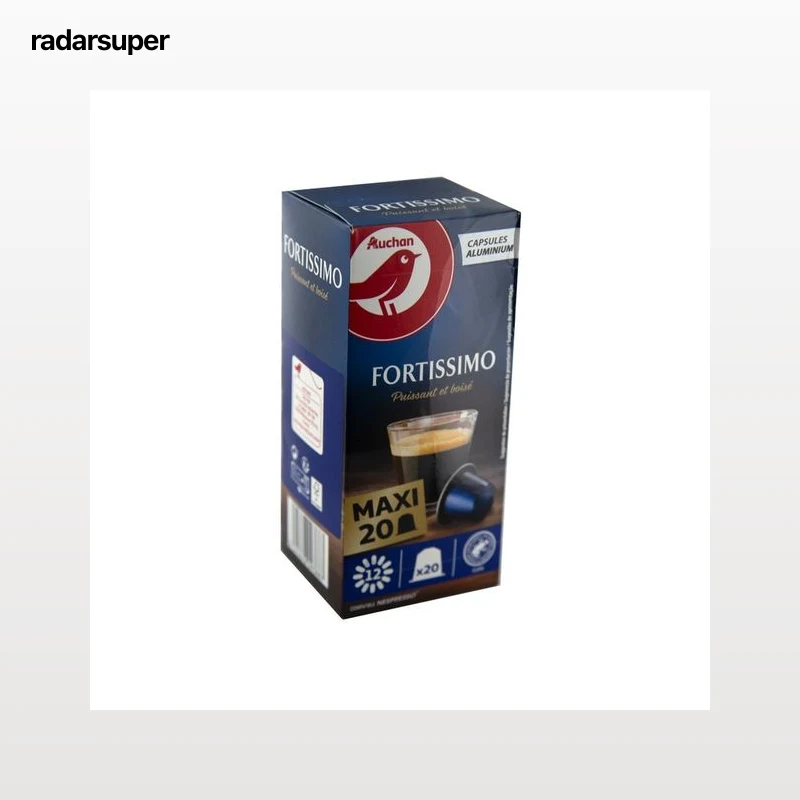 PRODUCTO ALCAMPO Café en cápsulas Fortissimo I12, 20 uds.