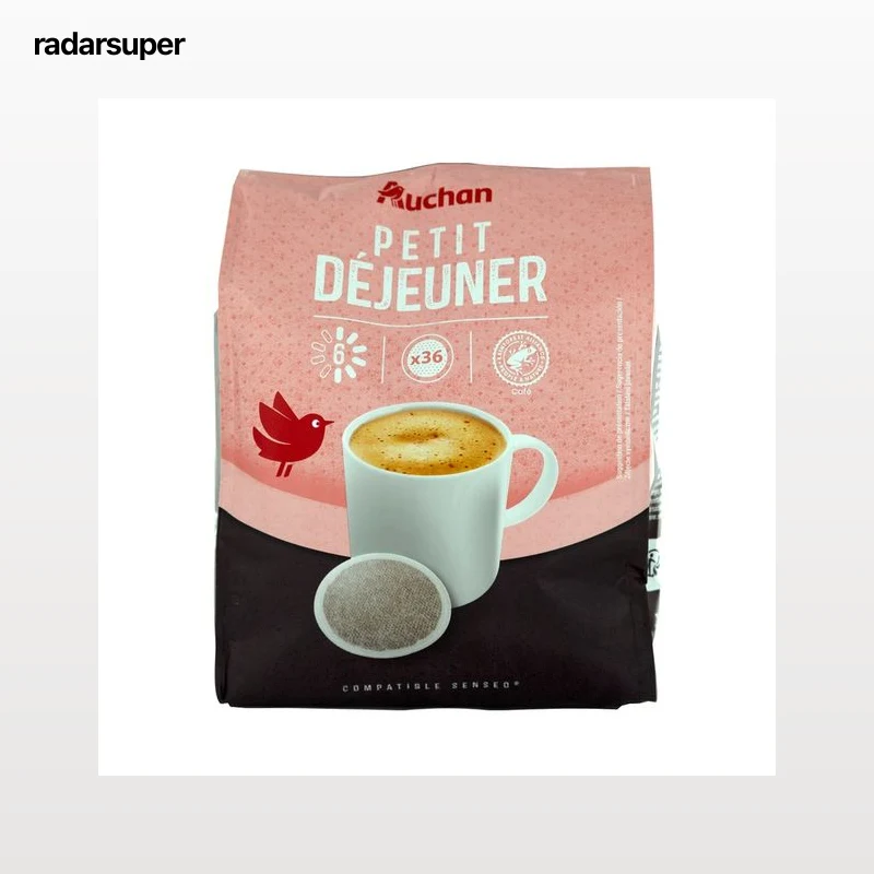 PRODUCTO ALCAMPO Café en cápsulas Lungo petit dejeuner I6, 36 uds.