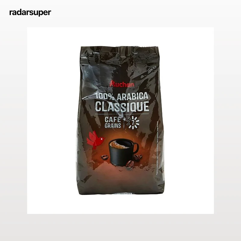 PRODUCTO ALCAMPO Café en grano 100 % Arábica intensidad 7 500 g.