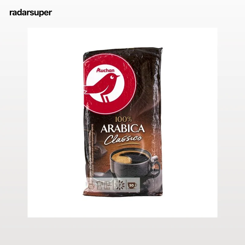 PRODUCTO ALCAMPO Café molido 100 % Arábica 250 g.
