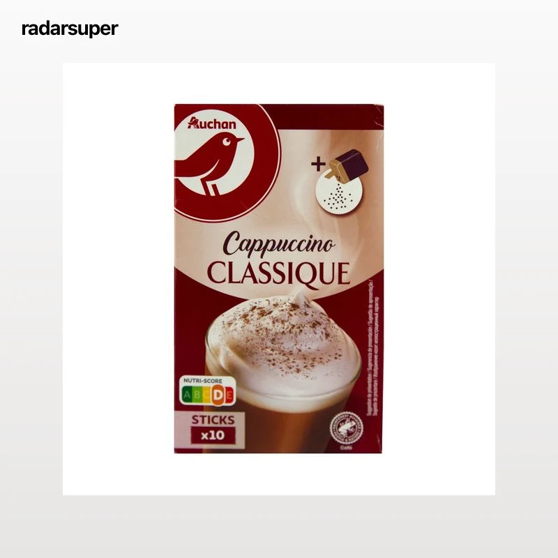 PRODUCTO ALCAMPO Café soluble Capuccino 10 sticks 147 g.