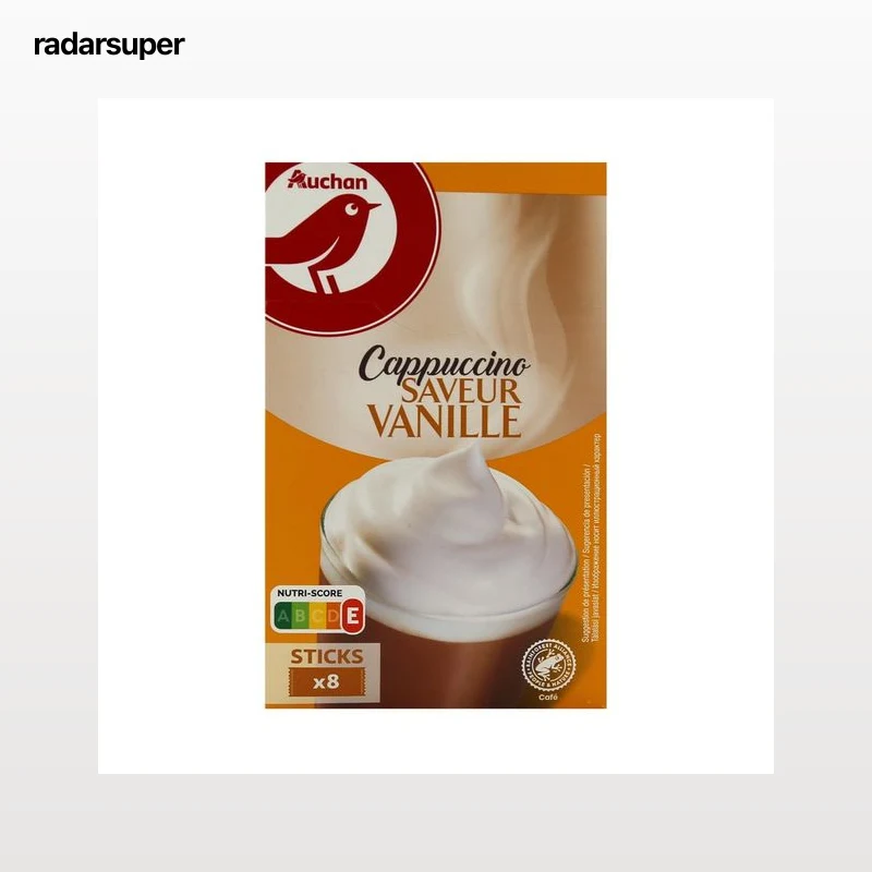 PRODUCTO ALCAMPO Café soluble Capuccino vainilla 8 sticks 144 g.
