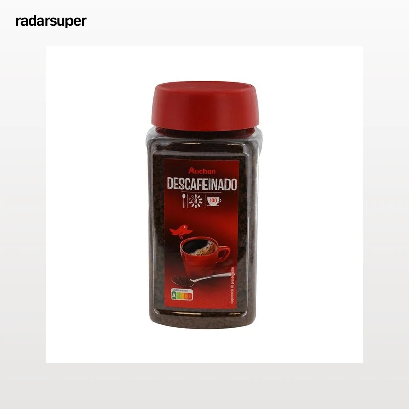 PRODUCTO ALCAMPO Café soluble descafeinado 200 g.