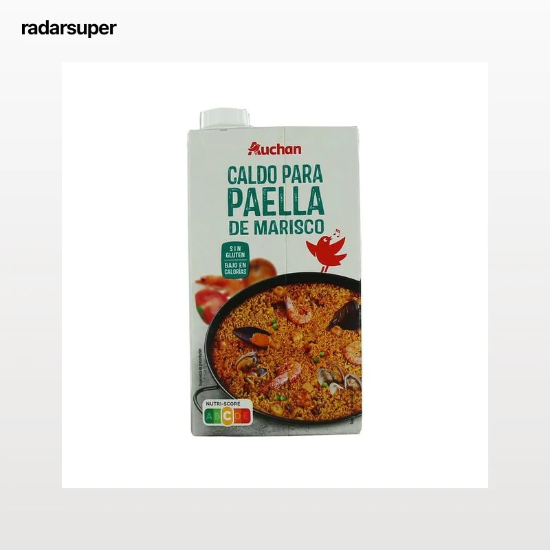 PRODUCTO ALCAMPO Caldo de paella para marisco brick 1 l.
