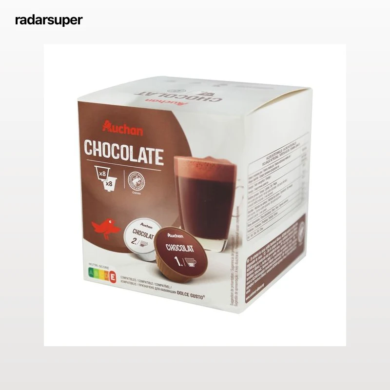 PRODUCTO ALCAMPO Cápsulas de chocolate PRODUCTO ALCAMPO 16 uds. 256 g.