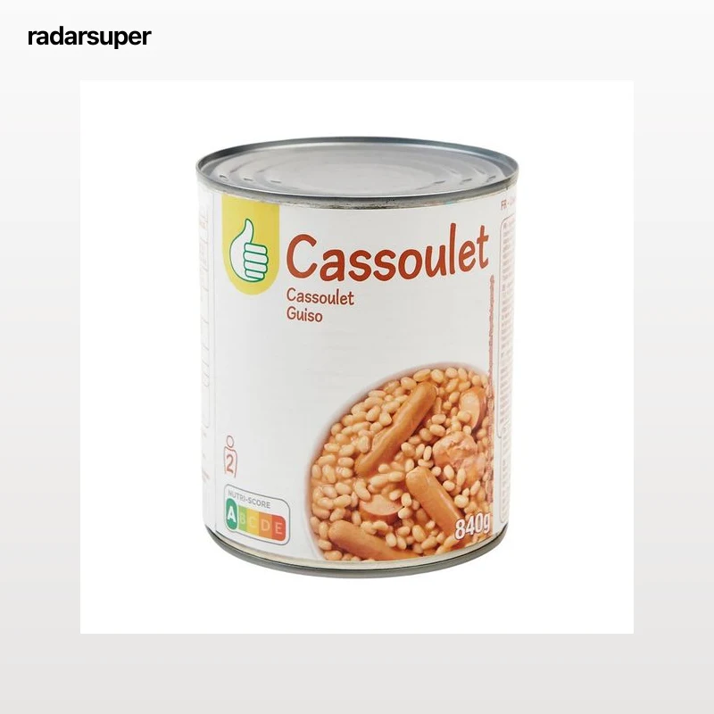 PRODUCTO ALCAMPO Cassoulet en conserva en lata 840gr.