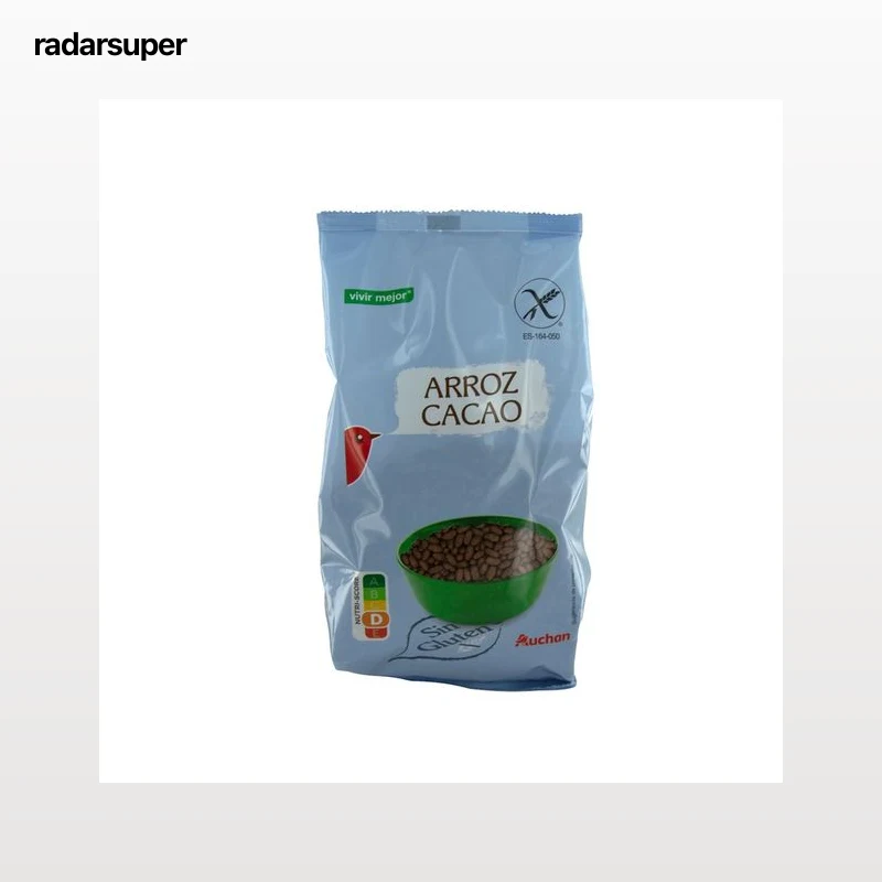 PRODUCTO ALCAMPO Cereales de arroz con cacao sin gluten PROUCTO ALCAMPO 400 g.