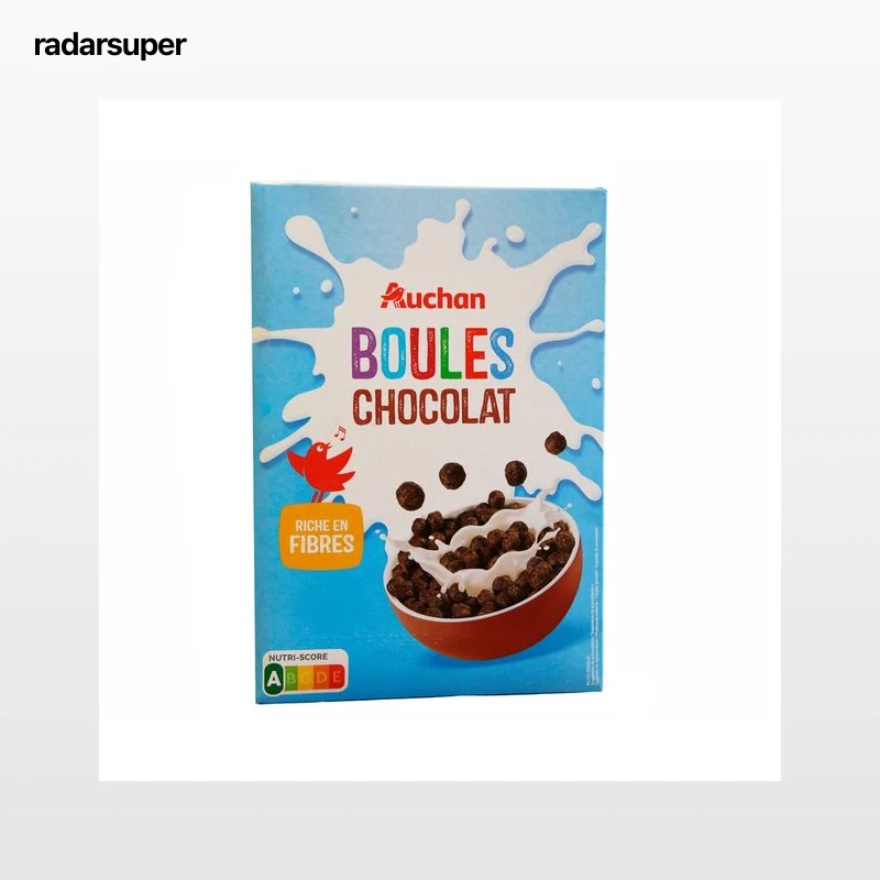 PRODUCTO ALCAMPO Cereales con forma de bolitas de chocolate 375 g.