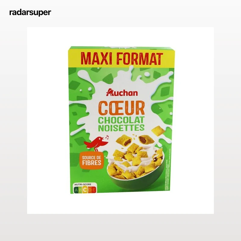 PRODUCTO ALCAMPO Cereales rellenos de chocoavellana 650 g.