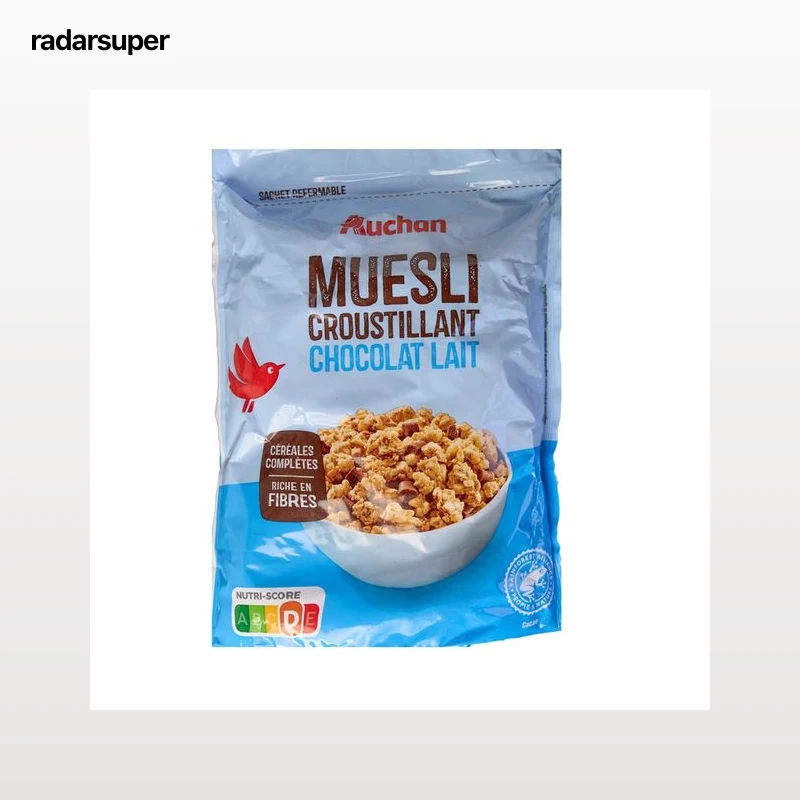 PRODUCTO ALCAMPO Cereles muesli crujiente con chocolate con leche 450 g.
