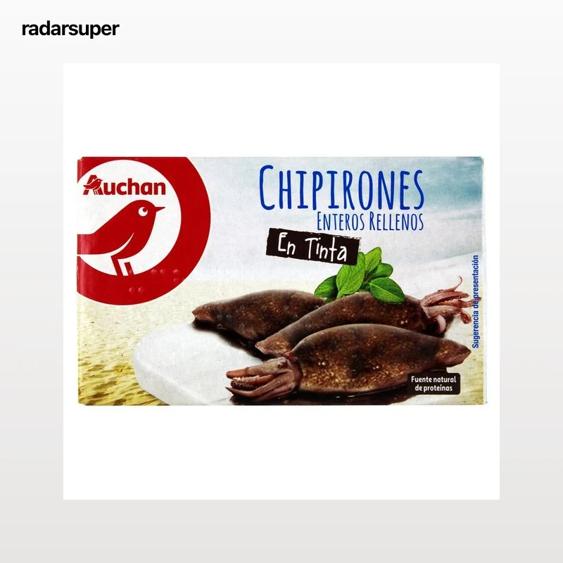 PRODUCTO ALCAMPO Chipirones rellenos en su tinta 72 g.
