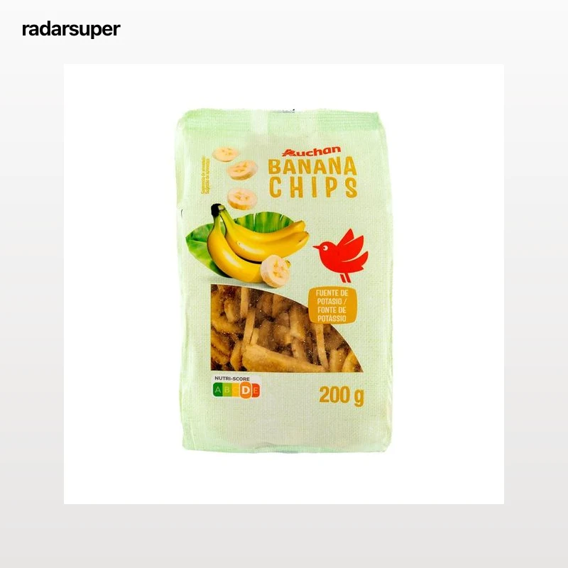 PRODUCTO ALCAMPO Chips de banana 200 g