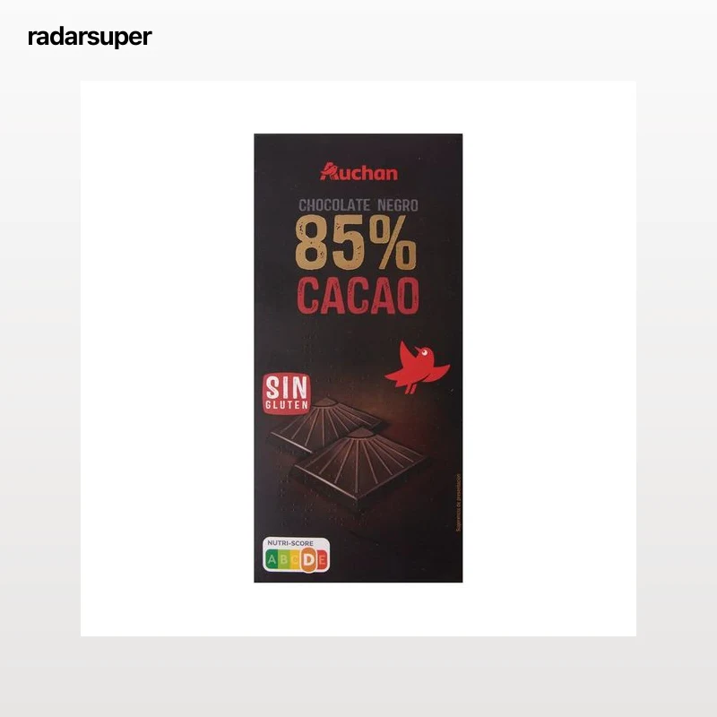 PRODUCTO ALCAMPO Chocolate negro 85 % cacao tableta 100 g.