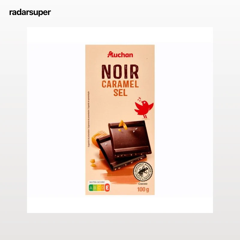 PRODUCTO ALCAMPO Chocolate negro con caramelo y sal 100 gr