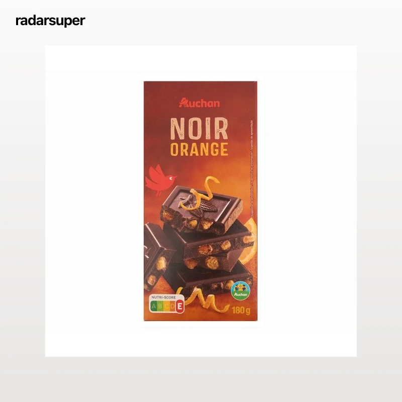 PRODUCTO ALCAMPO Chocolate negro con naranja 180 g.