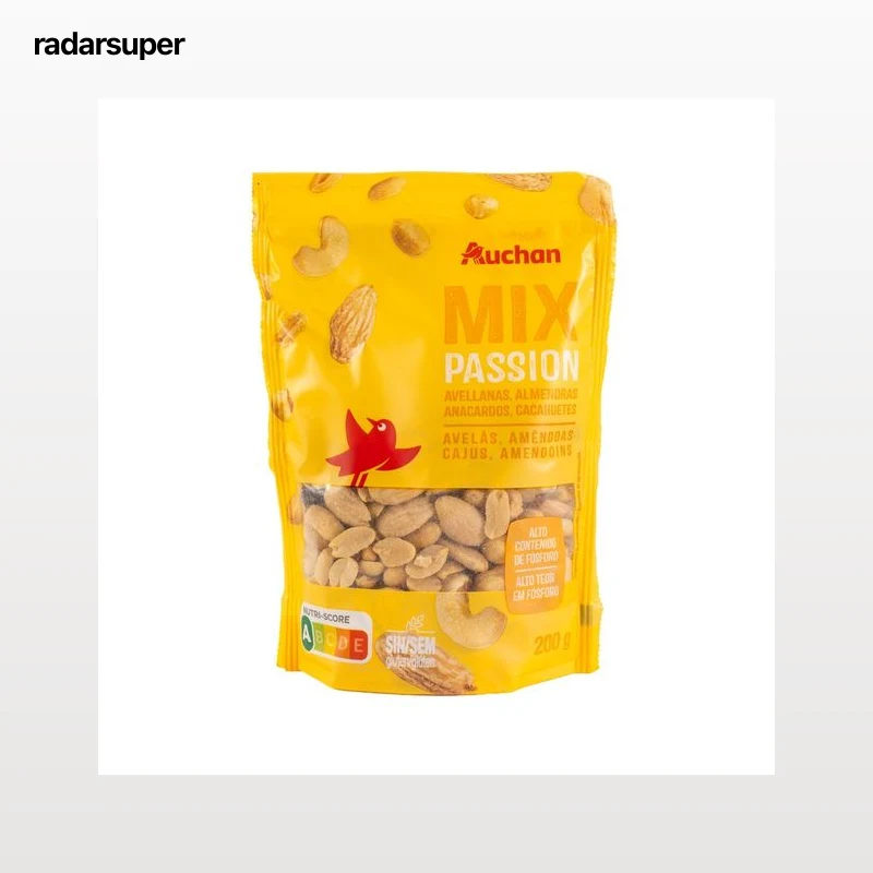 PRODUCTO ALCAMPO Cocktail frutos secos Pasión 200 g.
