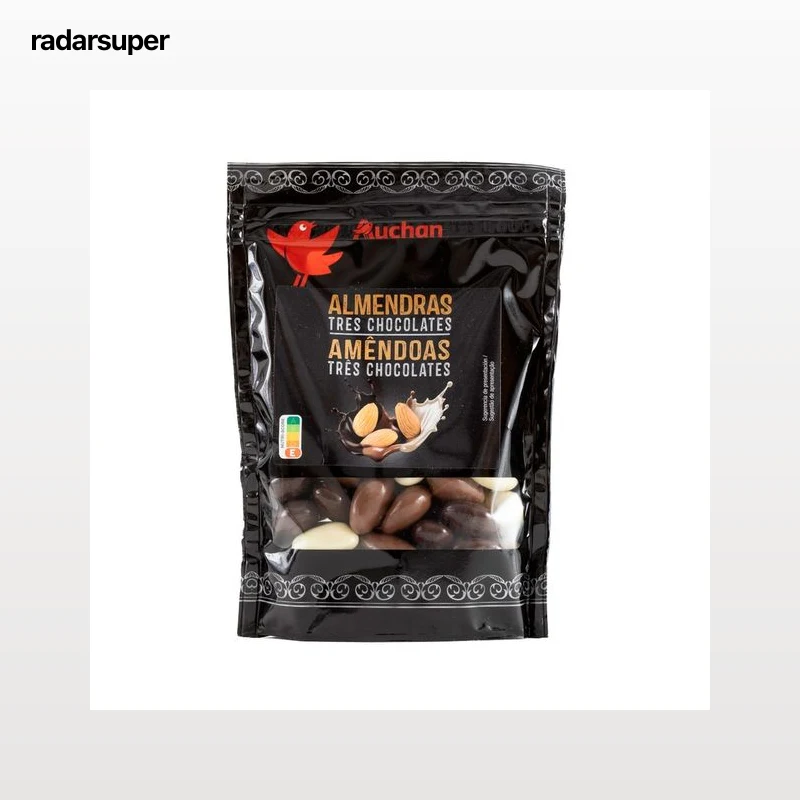 PRODUCTO ALCAMPO Collection Almendras con tres chocolates 150 g.