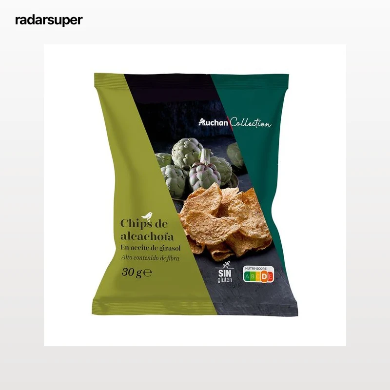 PRODUCTO ALCAMPO Collection Chips de alcachofa en aceite de girasol 30 g.