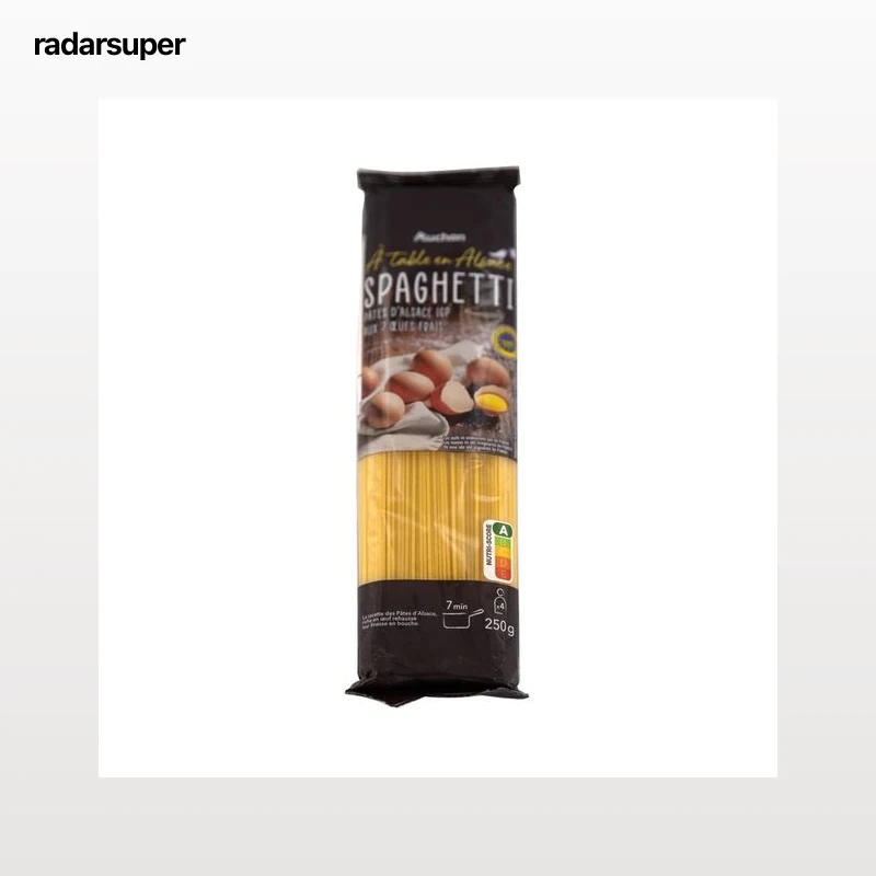 PRODUCTO ALCAMPO Collection Espaguetti al huevo con IGP Pátes d´Alsace 250 g.