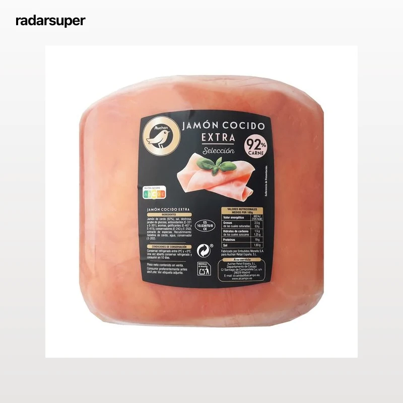 PRODUCTO ALCAMPO Collection Jamón cocido extra selección - Loncha normal 2 a 3 mm