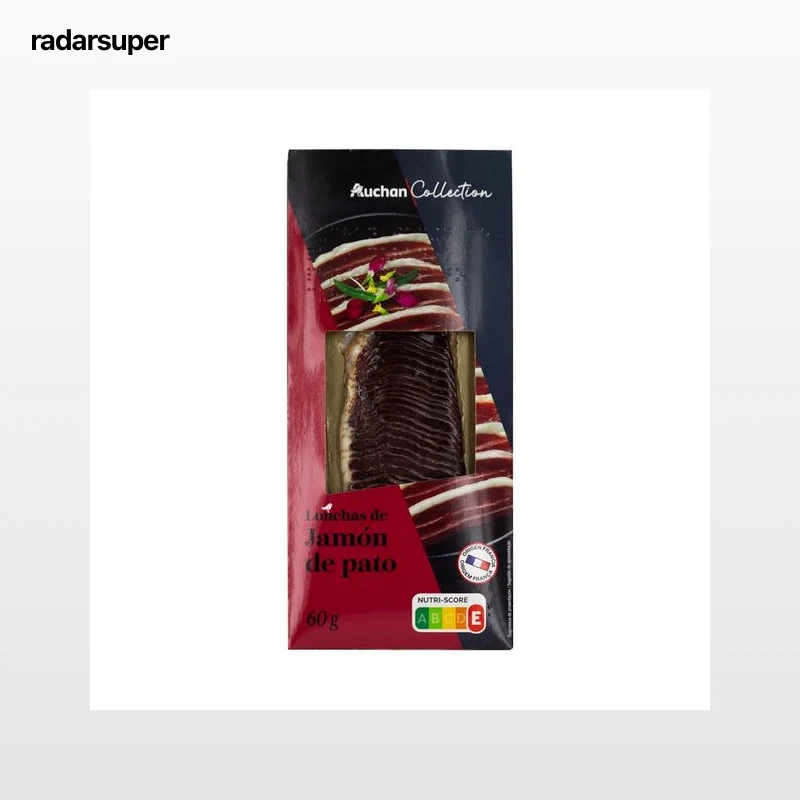 PRODUCTO ALCAMPO Collection Jamón de pato de origen francés cortado en finas lonchas 60 g.
