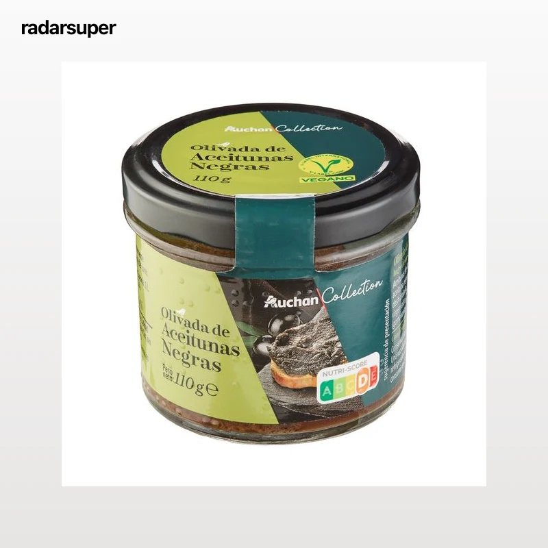 PRODUCTO ALCAMPO Collection Olivada de aceitunas negras 110 g.