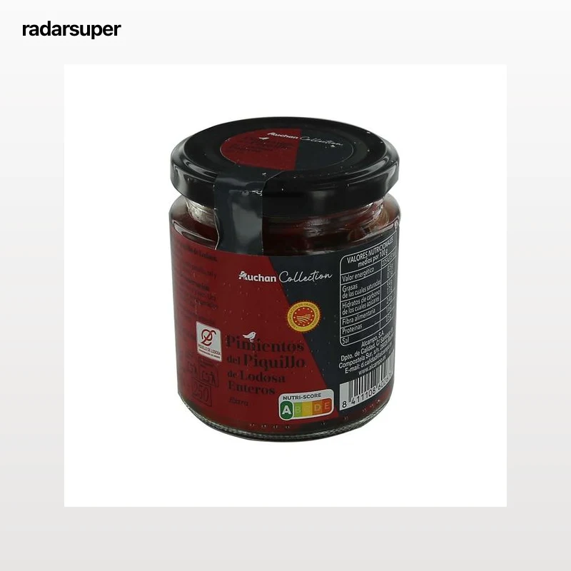 PRODUCTO ALCAMPO Collection Pimientos del Piquillo de Lodosa enteros extra, con I.G.P Piquillo de Lodosa 195 g.