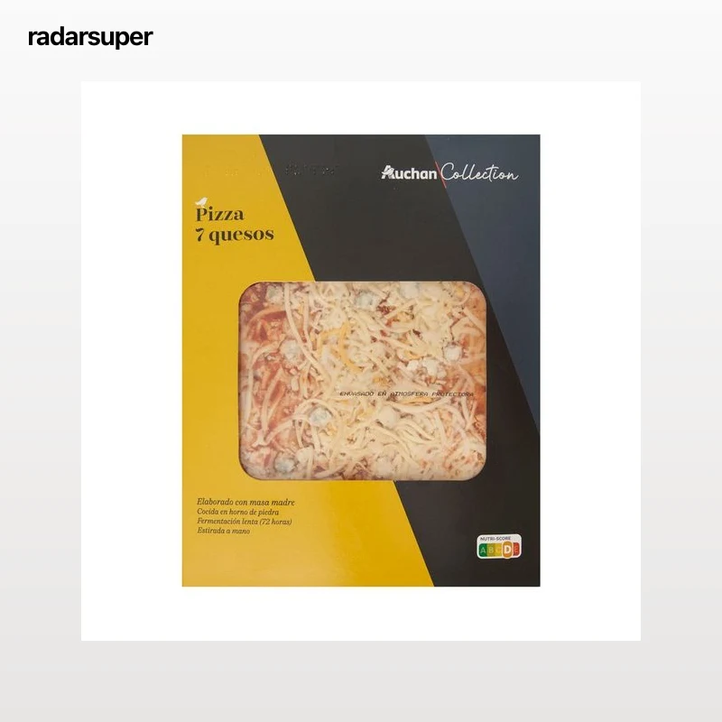 PRODUCTO ALCAMPO Collection Pizza 7 quesos 400 g.
