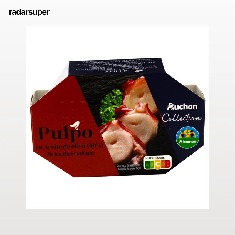 PRODUCTO ALCAMPO Collection Pulpo de las rías gallegas en aceite de oliva 67 g.