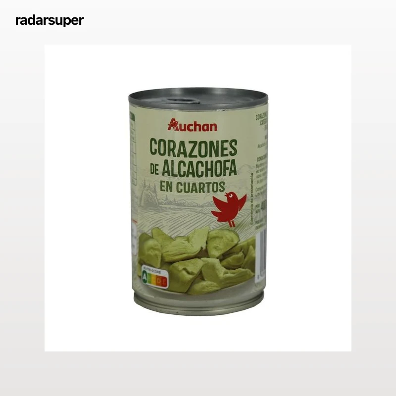 PRODUCTO ALCAMPO Corazones de alcachofa cuartos 240 g.