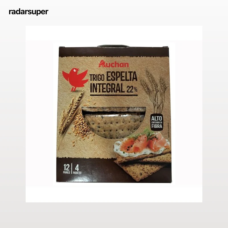 PRODUCTO ALCAMPO Cracker integral espelta 240 g.