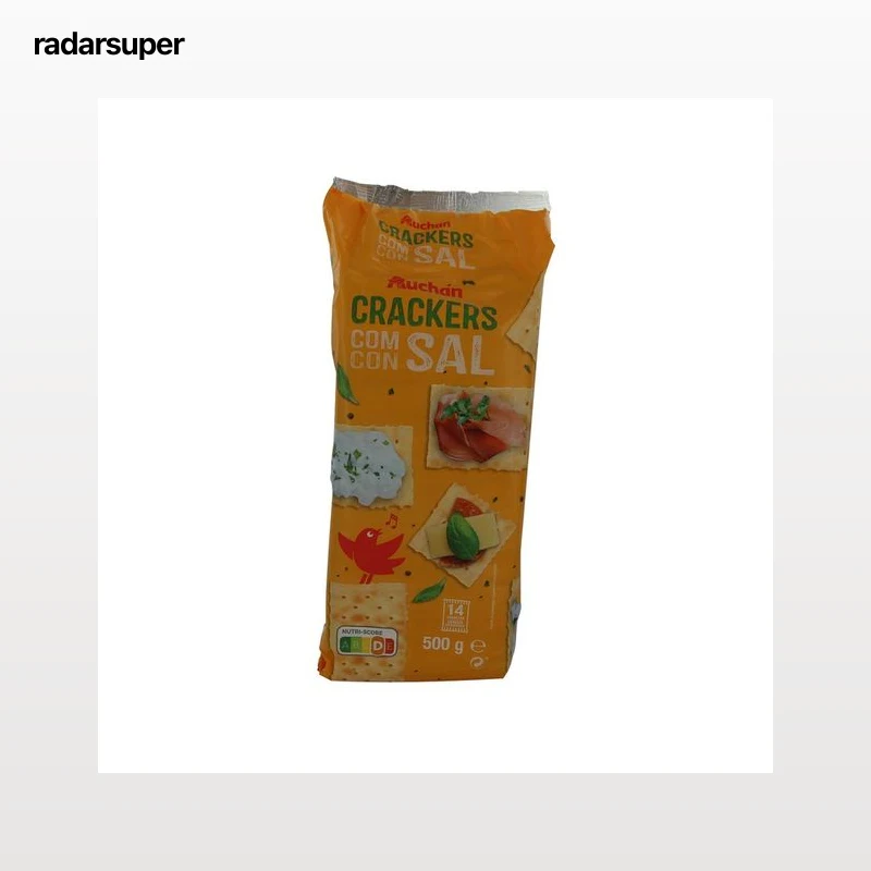 PRODUCTO ALCAMPO Crackers con sal 500 g.