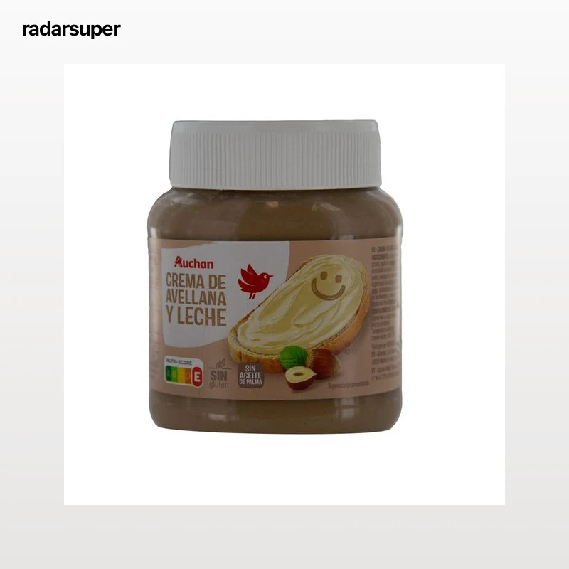 PRODUCTO ALCAMPO Crema de avellana y leche 400 g.