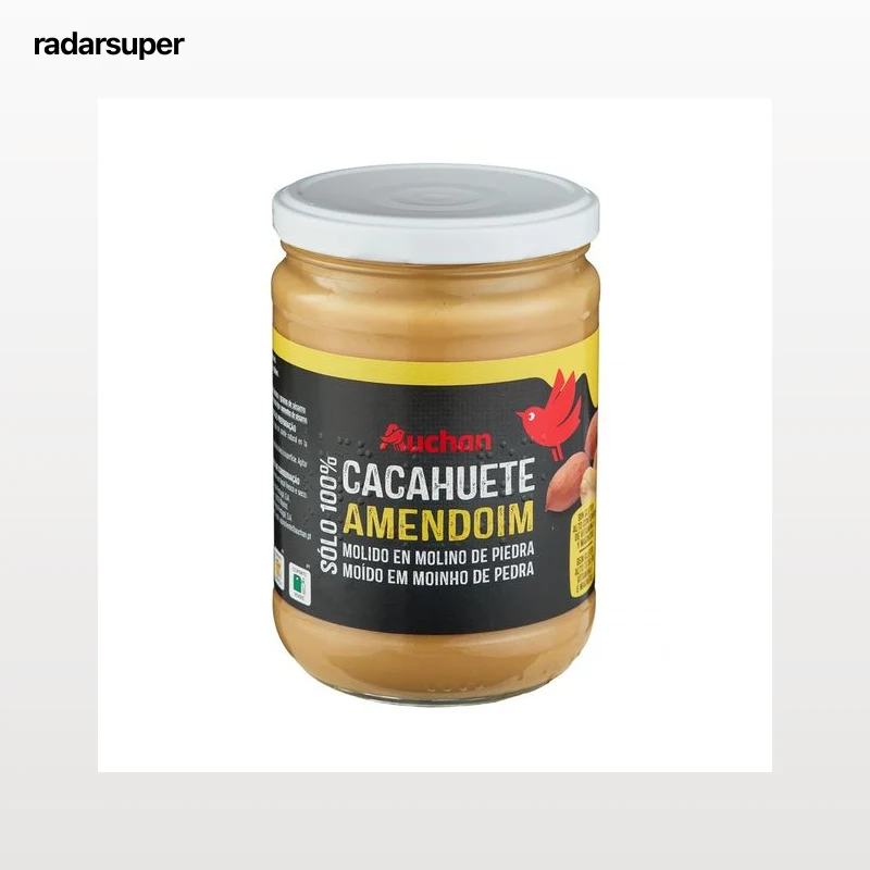 PRODUCTO ALCAMPO Crema de cacahuete (100% cacahuete molido en molino de piedra) 500 g