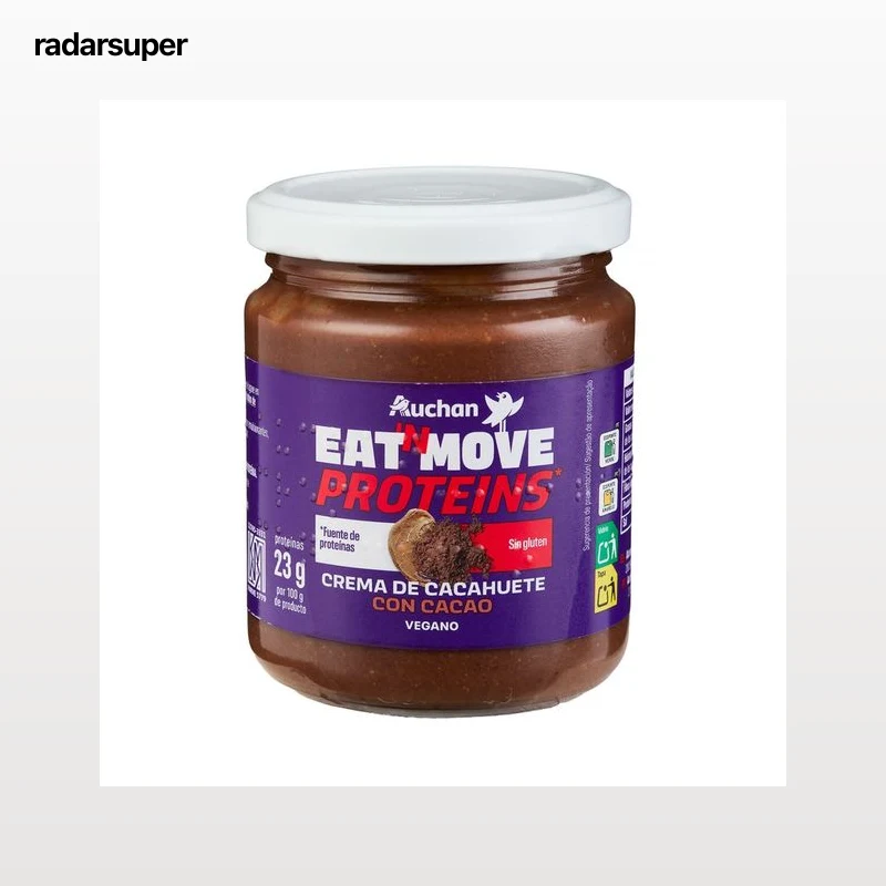 PRODUCTO ALCAMPO Crema de cacahuete con cacao 250 gr.