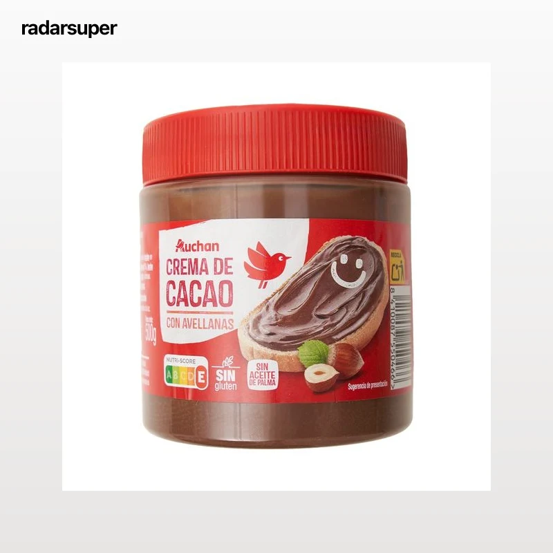 PRODUCTO ALCAMPO Crema de cacao con avellanas para untar 500 g.