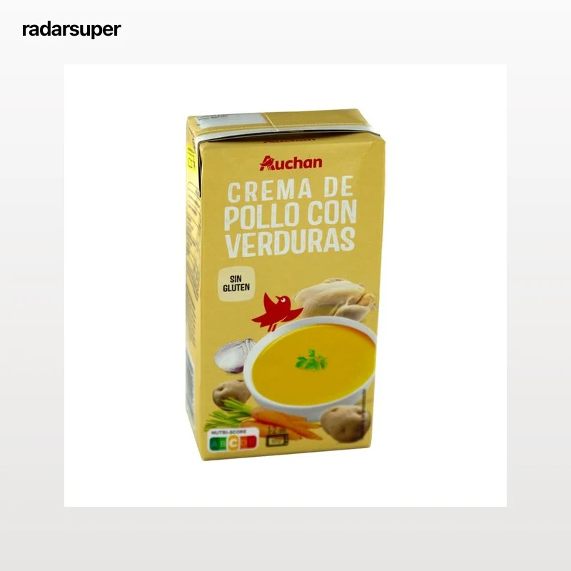 PRODUCTO ALCAMPO Crema de pollo con verduras lista pa calentar y comer 500 g.