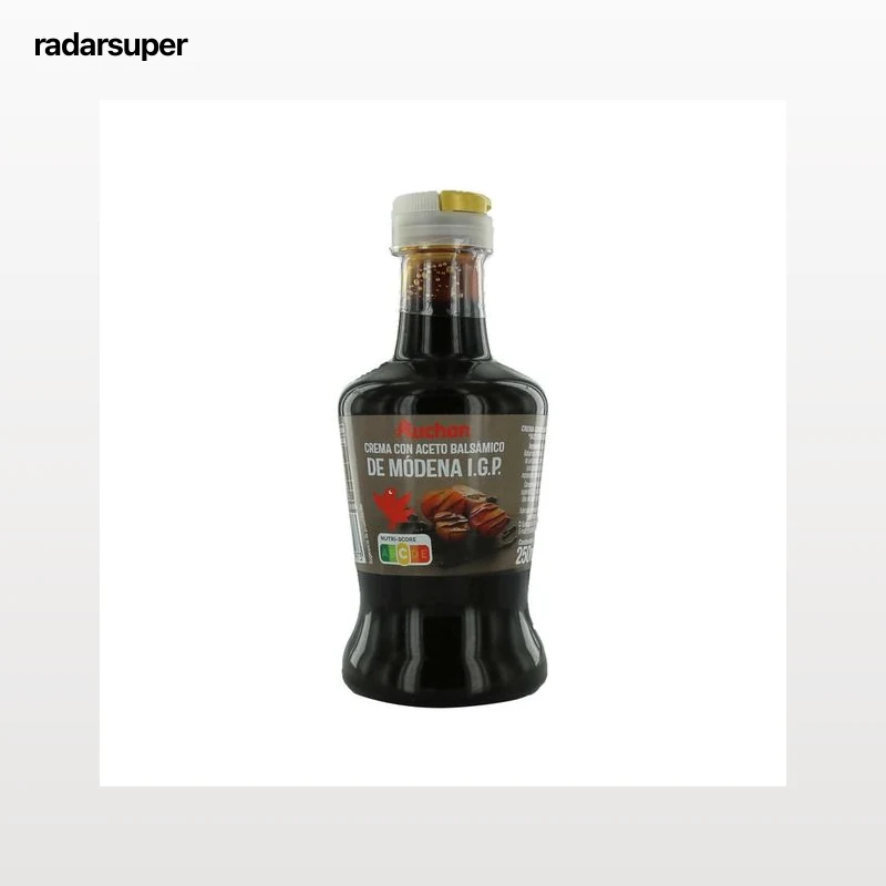 PRODUCTO ALCAMPO Crema con vinagre balsámico Di Módena con IGP Aceto balsamico di Modena 250 ml.