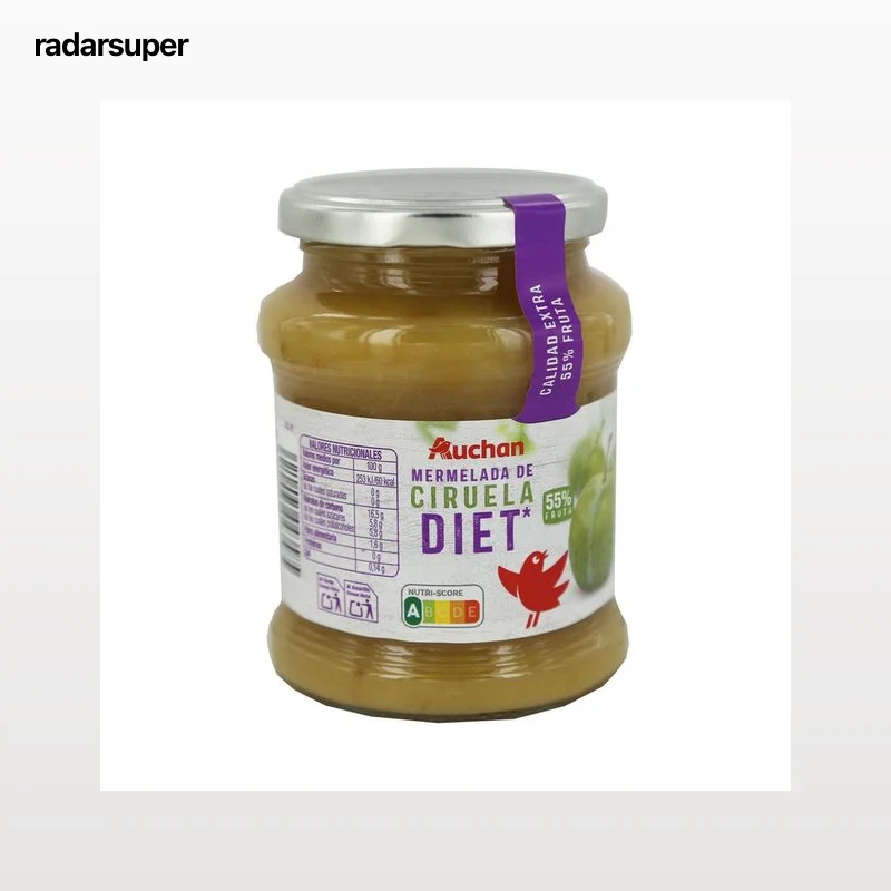 PRODUCTO ALCAMPO Diet Mermelada extra de ciruela con edulcorantes 350 g.