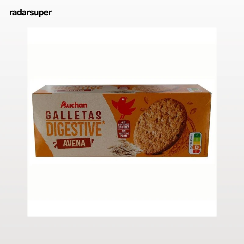 PRODUCTO ALCAMPO Digestive Galletas con avena 425 g.