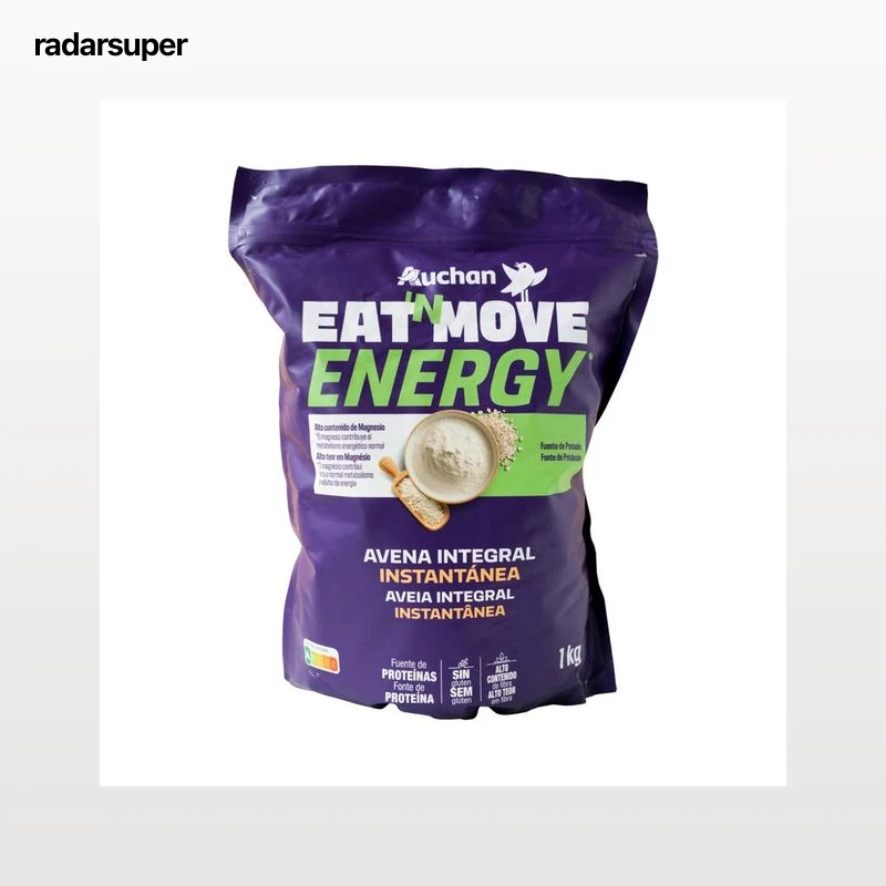 PRODUCTO ALCAMPO Eat & move Avena integral instantánea 1 kg.